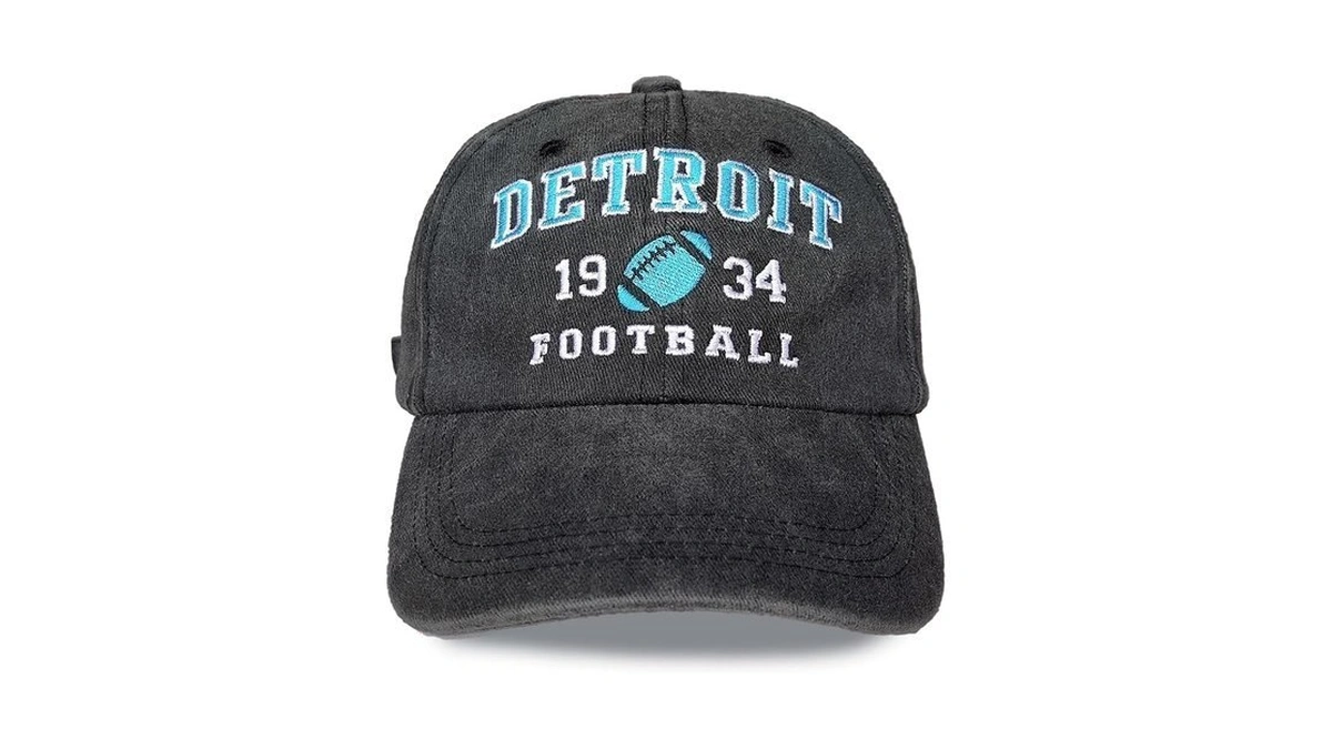 Zihogrc Football Fans City Embroidered Hat For Men Women Adjustable