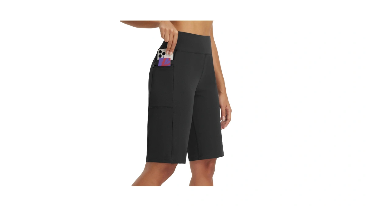 Baleaf Women's Bermuda Shorts 12" Long Knee Length Running Athletic