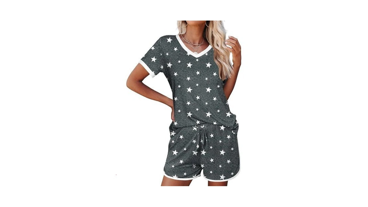 Ekouaer Pajamas For Women Set 2 Piece Lounge Set Soft