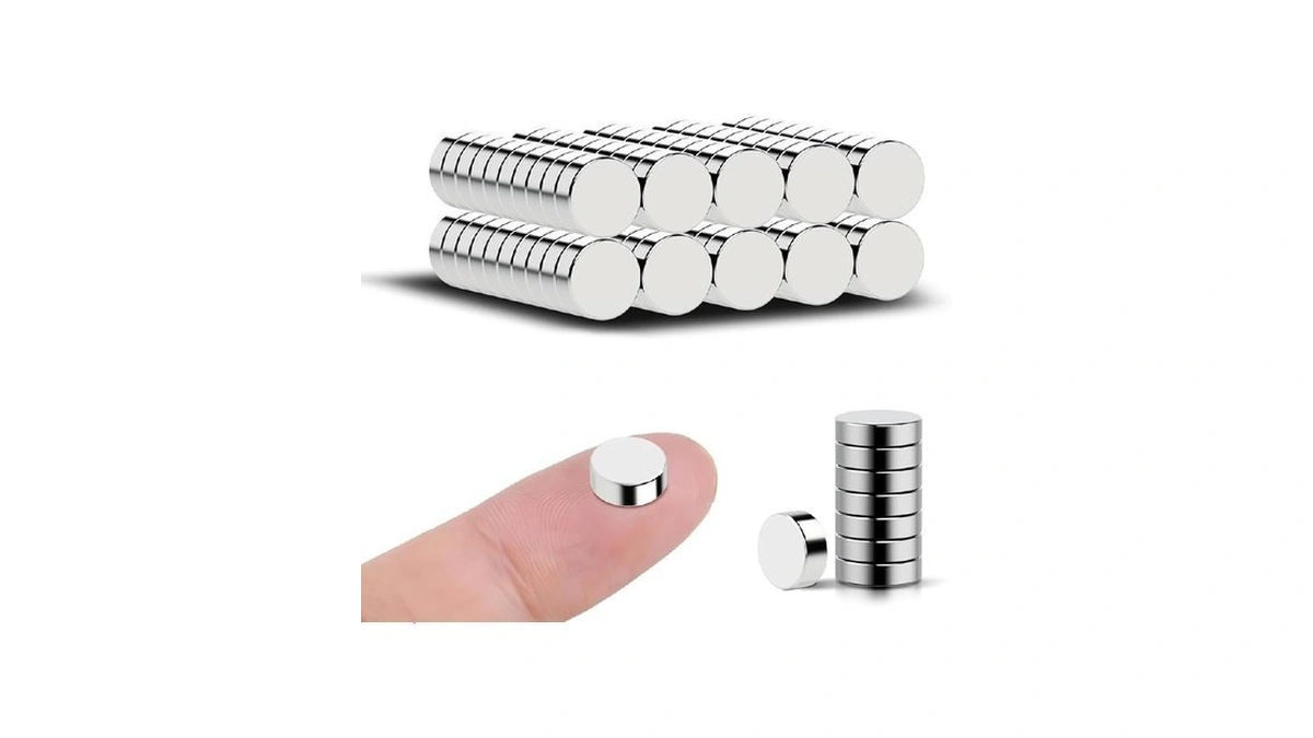 Rare Earth Magnets 8x3mm 100 Pack, N35 Grade 1.5lb