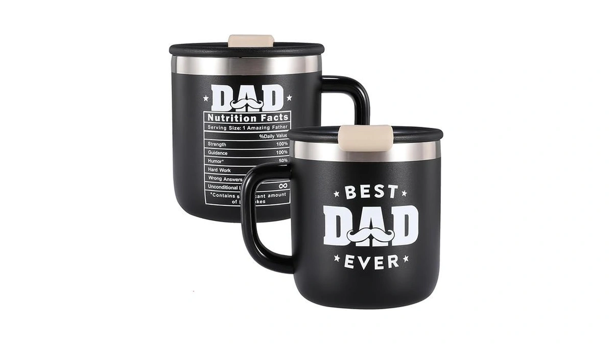 Hottkiiper Best Dad Ever Gifts From Daughter Son, Stainless Steel