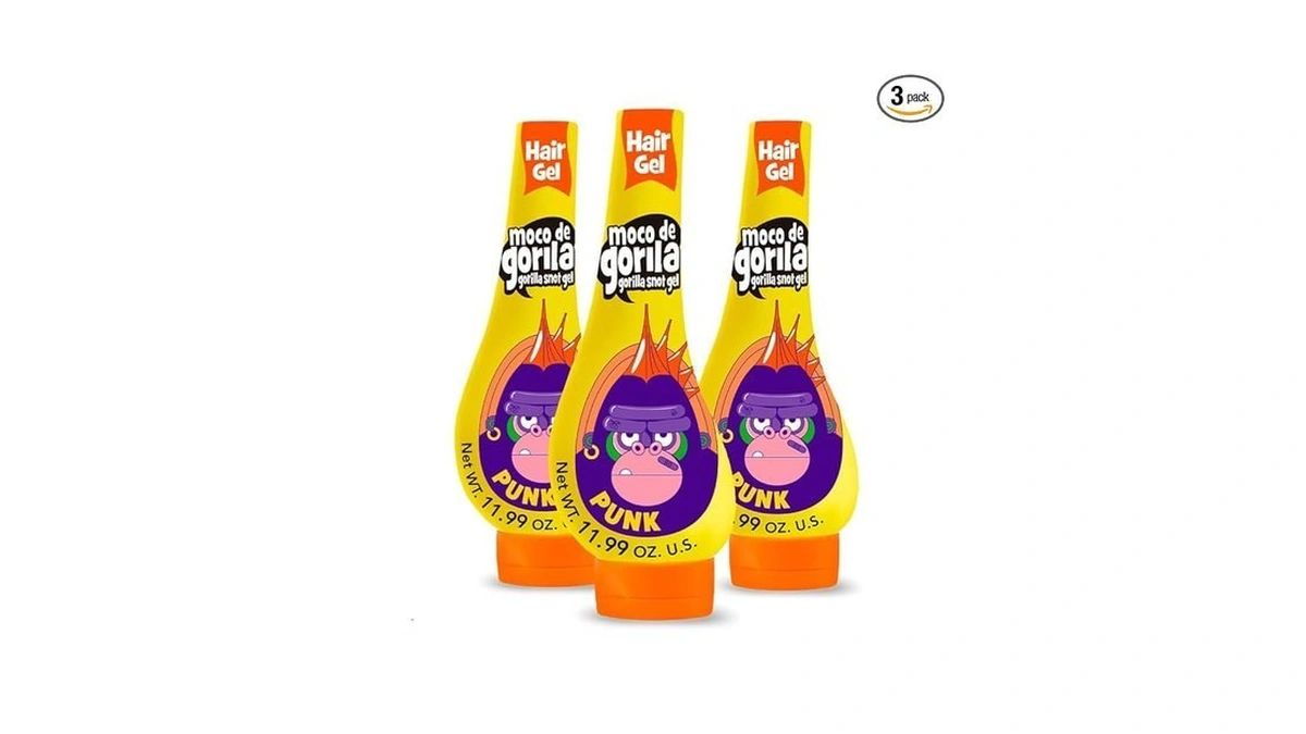Moco De Gorila Punk Hair Styling Gel, Reactivate With Water,