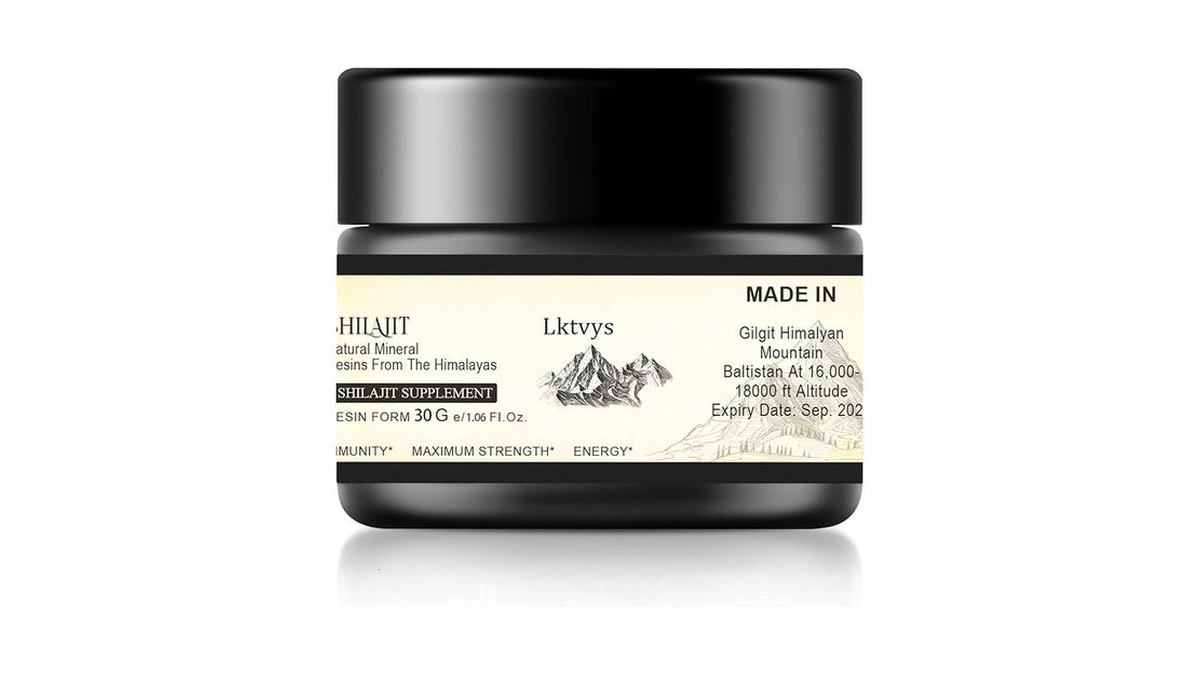 Lktvys Himalayan Shilajit Resin – Pure & Authentic Mineral Resin,