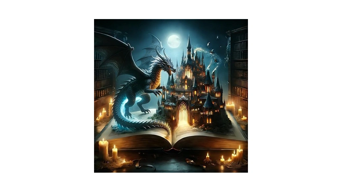 Arttoplus Dragon Diamond Art Kits For Adults- Magic Castle 5d