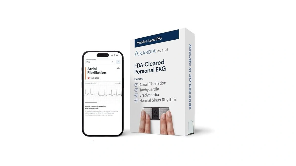 Kardiamobile 1-lead Ekg Monitor, Medical-grade Fda-cleared Personal Heart Monitor, Detects