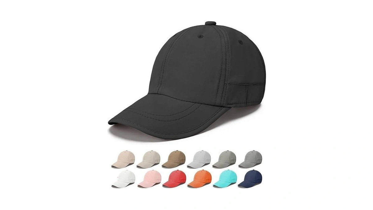 Zooron Soft Brim Baseball Cap Low Profile Unstructured Dad Hat,