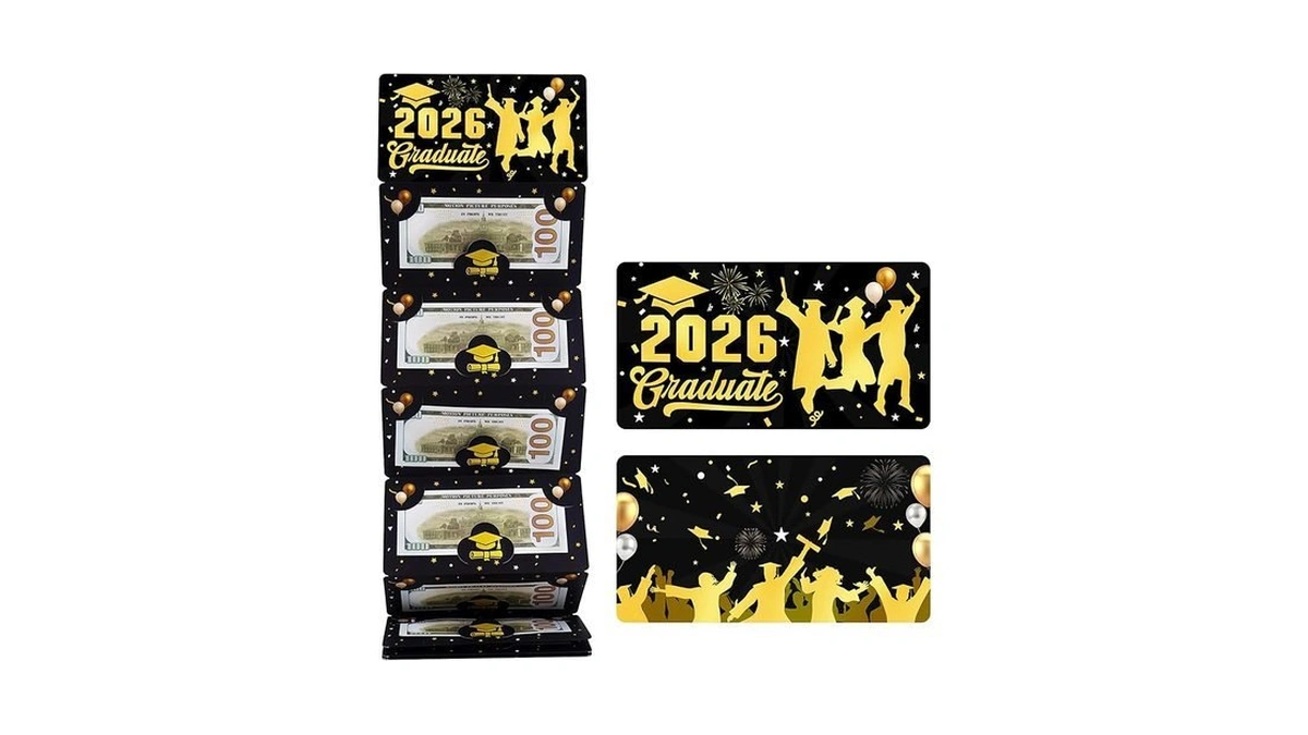 Class Of 2026 Graduation Money Holder With 10 Slots -