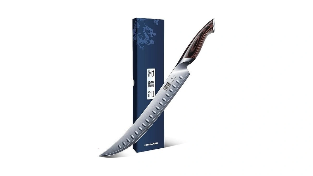 Hoshanho Carving Slicing Knife, 10 Inch Japanese High Carbon Steel