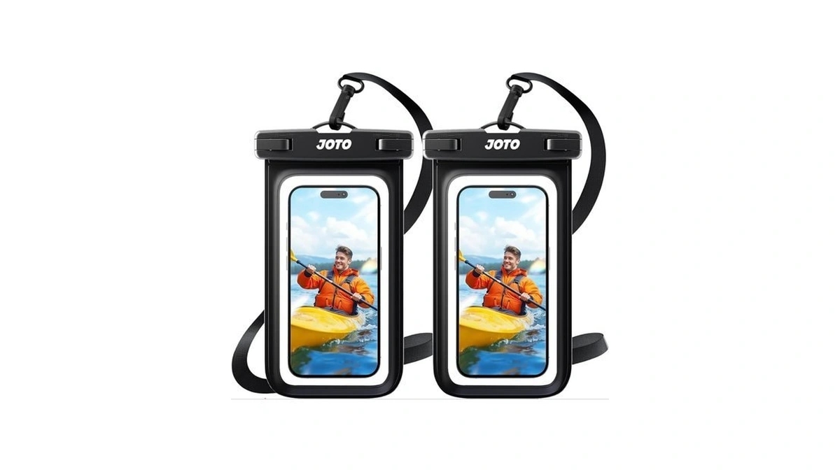 Joto 2 Pack Waterproof Phone Pouch Case Up To 7",