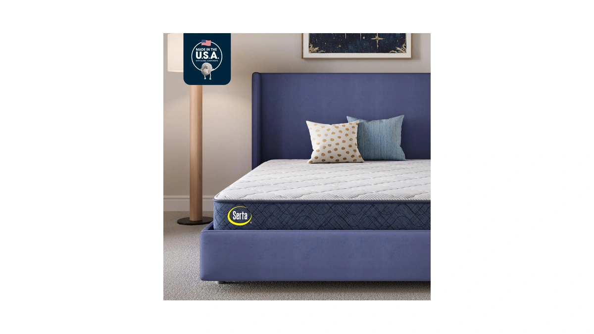 Serta Five Star Mattress Tranquility 10" Medium, Zoned Lumbar Support,