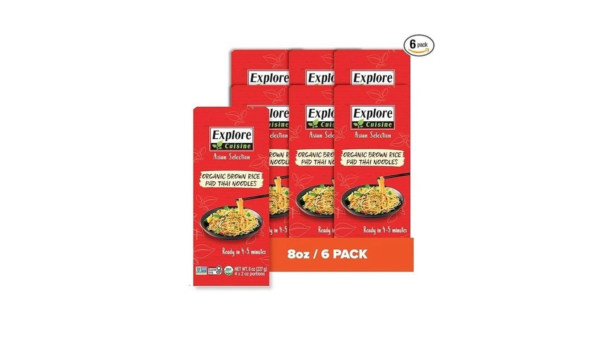 Explore Cuisine Organic Brown Rice Pad Thai Noodles - 8