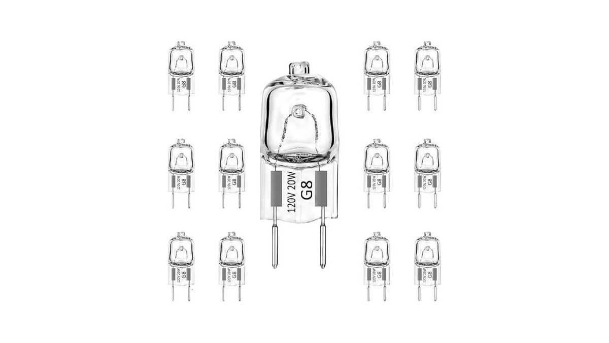 Garto G8 Halogen Light Bulbs 20w 120v T4 Jcd 2pin,various