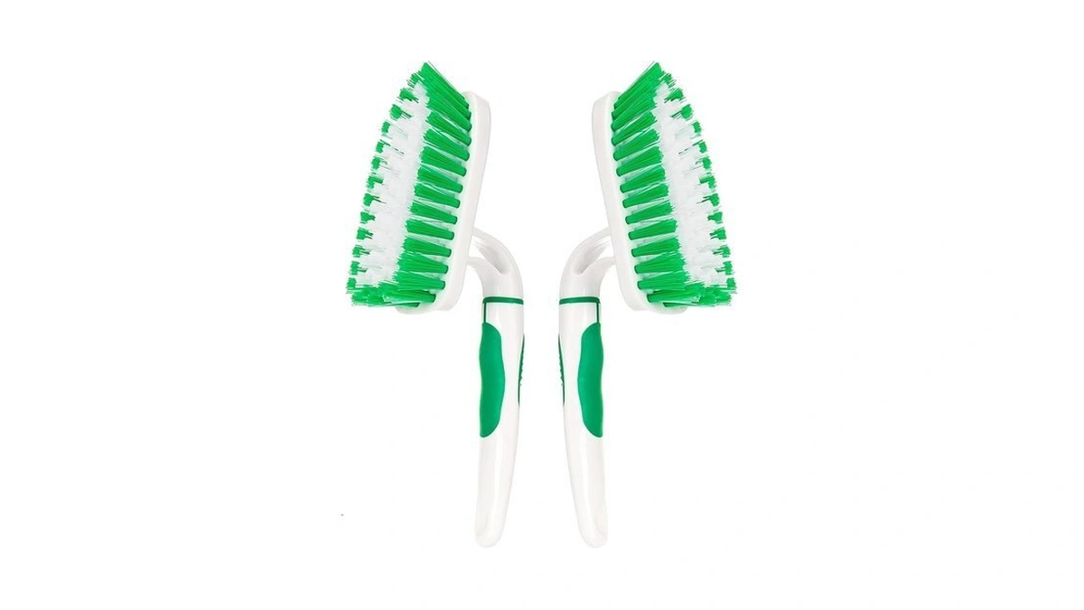 2-pack Scrub Brush For Cleaning With Long Handle,medium Firm Brush