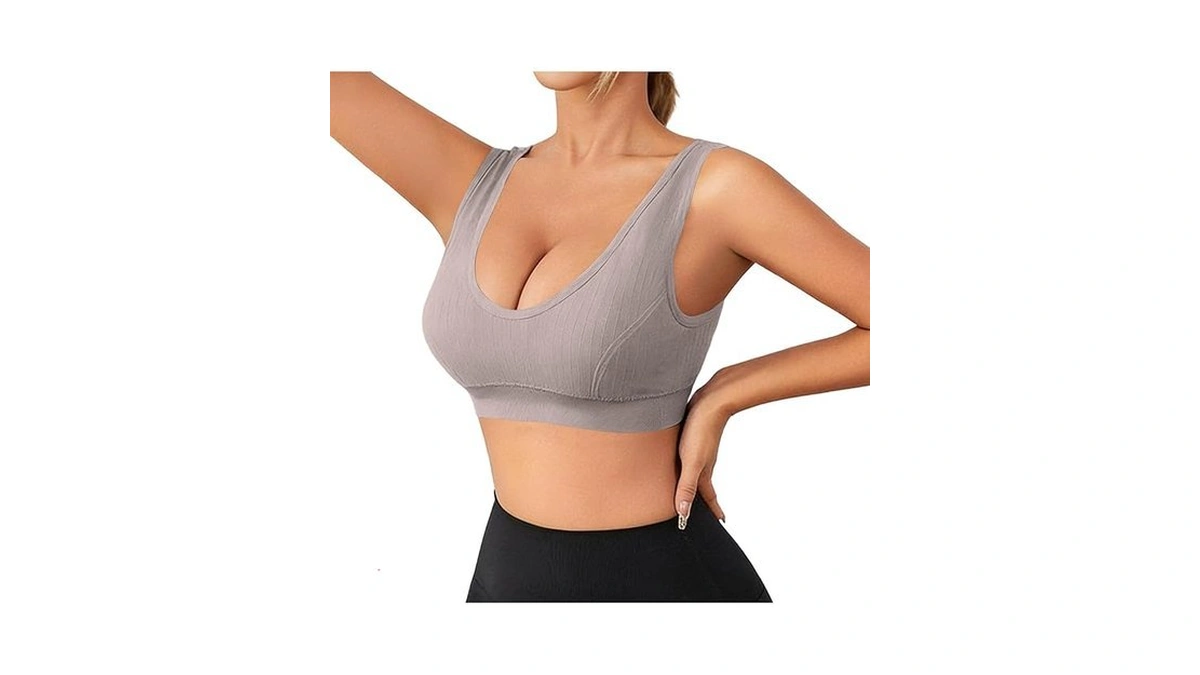 Amazon : Women's Wireless Bras Full Coverage Spor