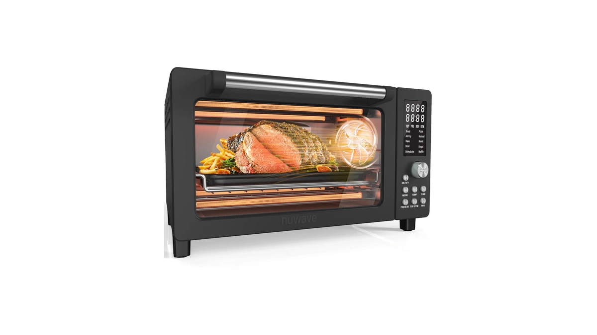 Nuwave Bravo Pro Smart Air Fryer Toaster Oven Combo, Airfryer