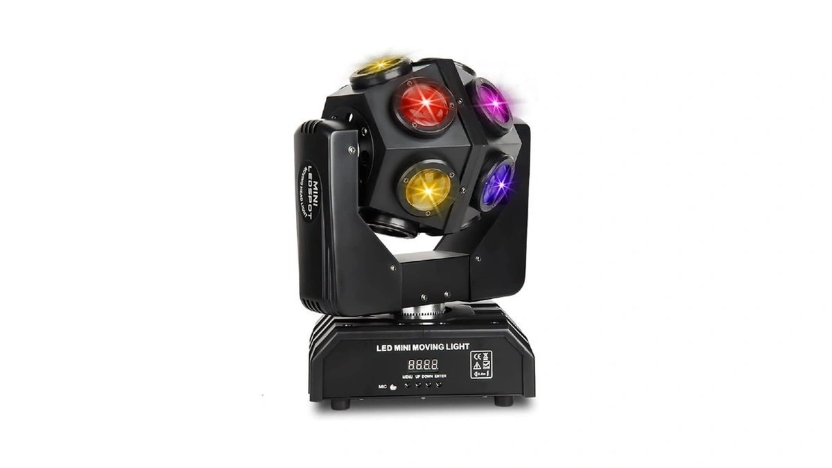 Dreamland Moving Head Dj Lights, Rgbw Led Rotation Party Lights