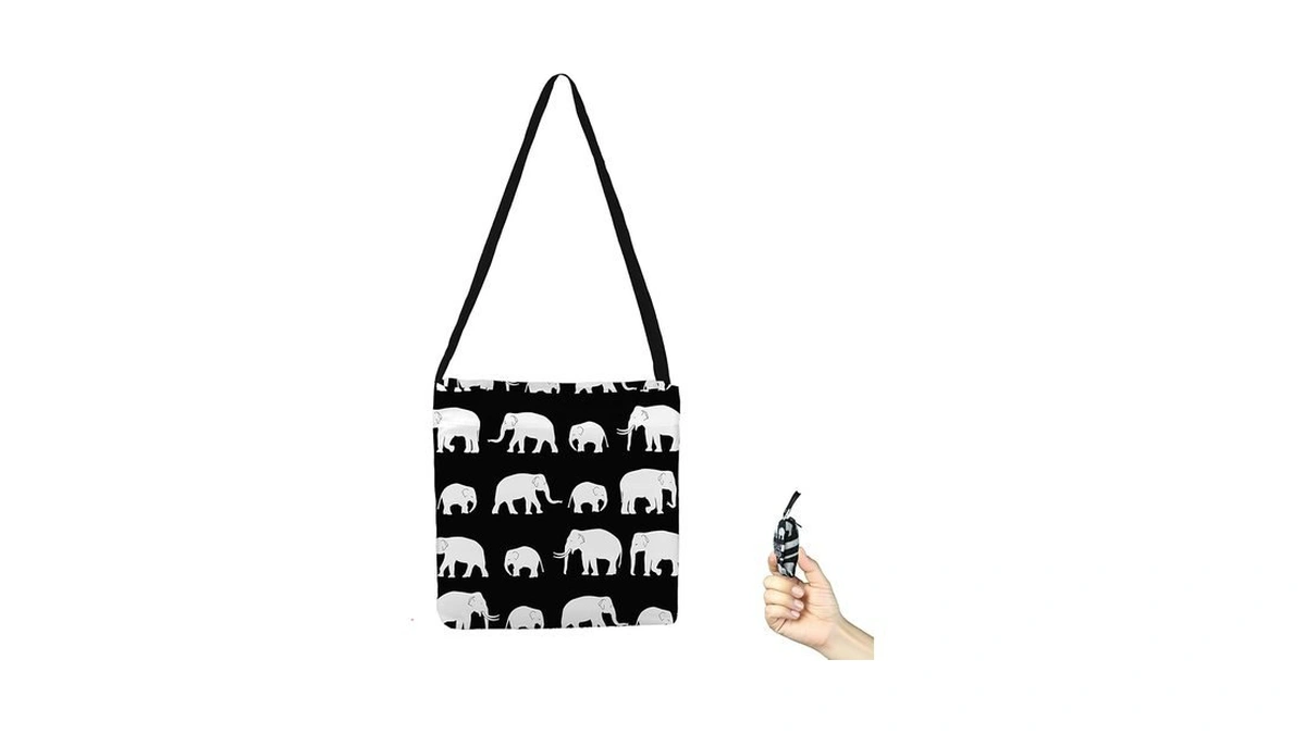 Beegreen Elphant Tote Bag - Reusable Grocery Shopping Bag Ultimate