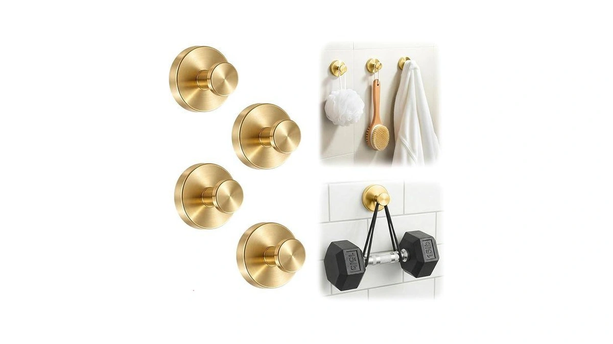 Upgraded Suction Cup Hooks For Shower, Heavy Duty Removable Towel