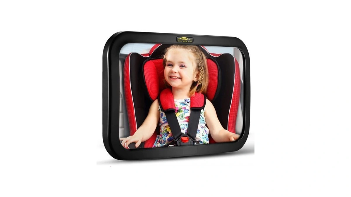 Baby Car Mirror, Darviqs Car Seat Mirror, Safely Monitor Infant