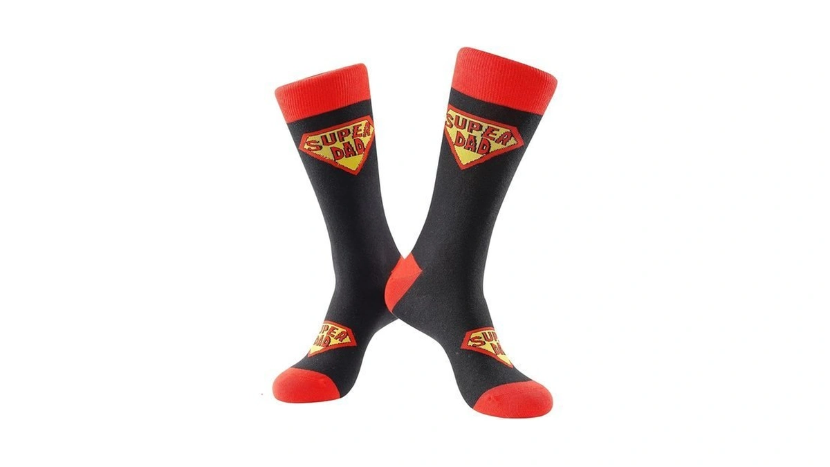 Funny Dad Socks Gift For Fatherβs Day, Super Dad Ever