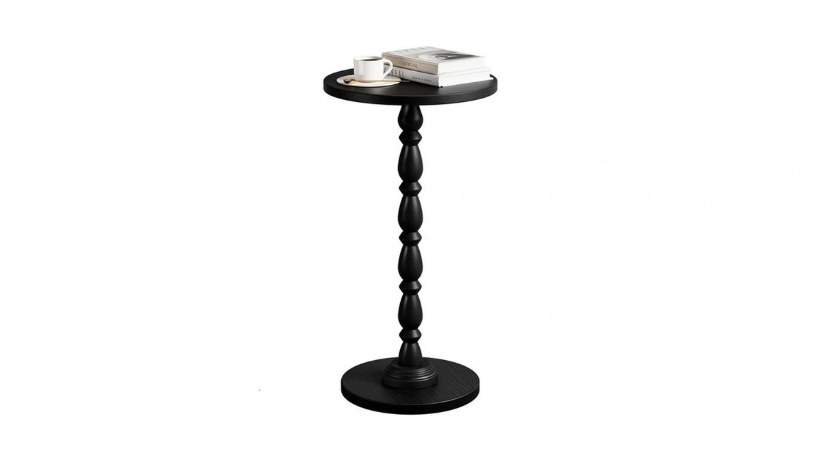 Curlaky Small Round Side Table - End Tables For Living