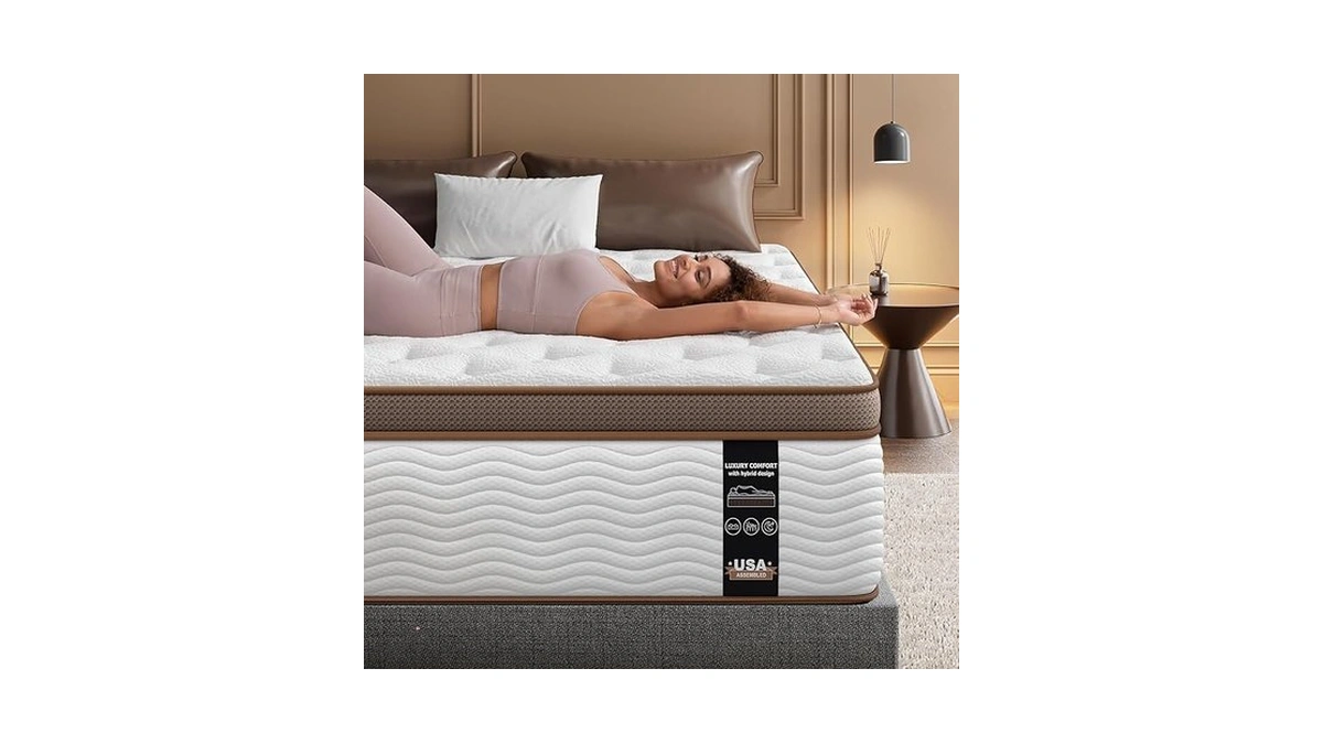 Bedstory Hybrid Mattress Queen 13 Inch - Zero Motion Transfer
