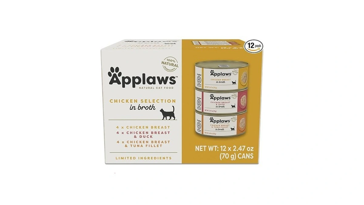 Applaws Chicken Variety Pack Wet Cat Food In Broth 12-pack,