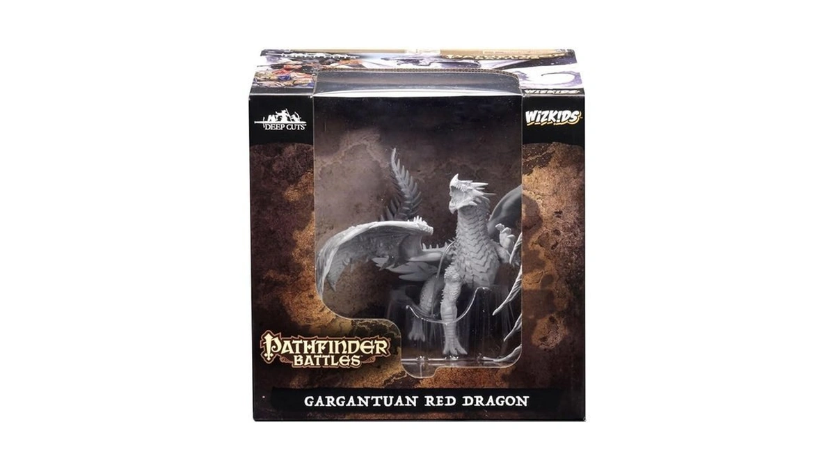 Wizkids Pathfinder Battles Deep Cuts - Gargantuan Red Dragon