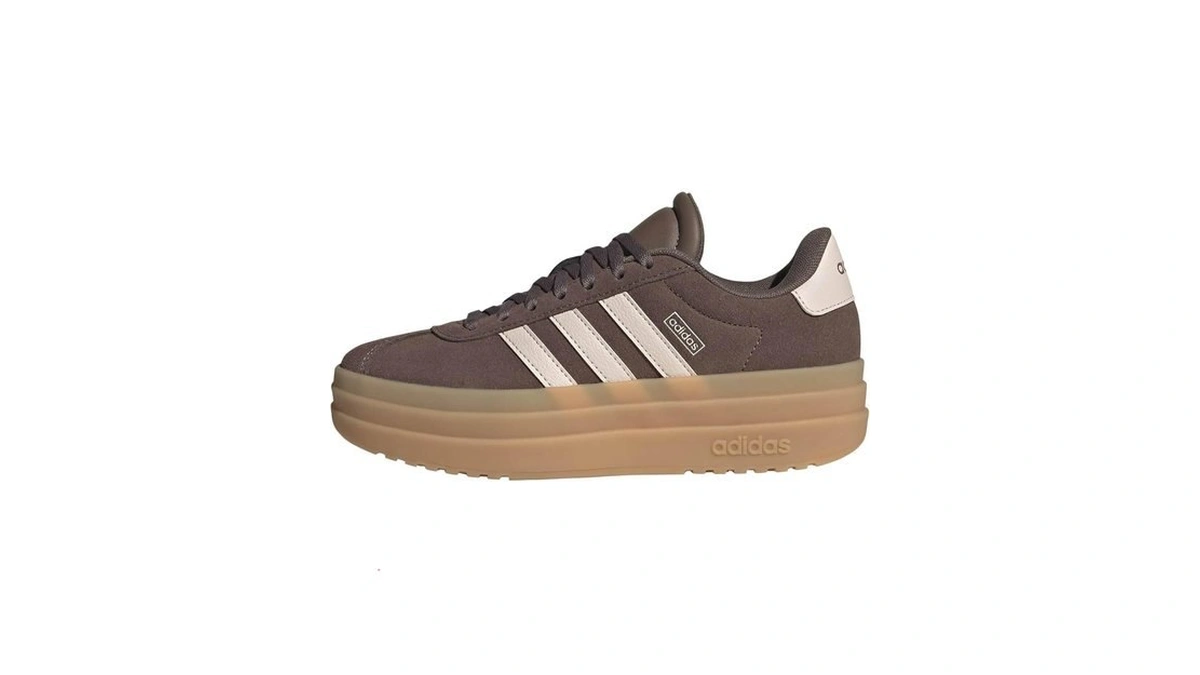 Adidas Unisex-kids Vl Court Bold, Earth Strata/wonder Quartz/gum, 4.5