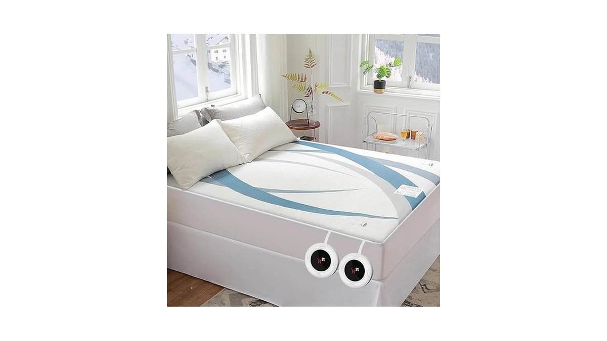 Gotcozy Heated Mattress Pad King Size Dual Control - Electric