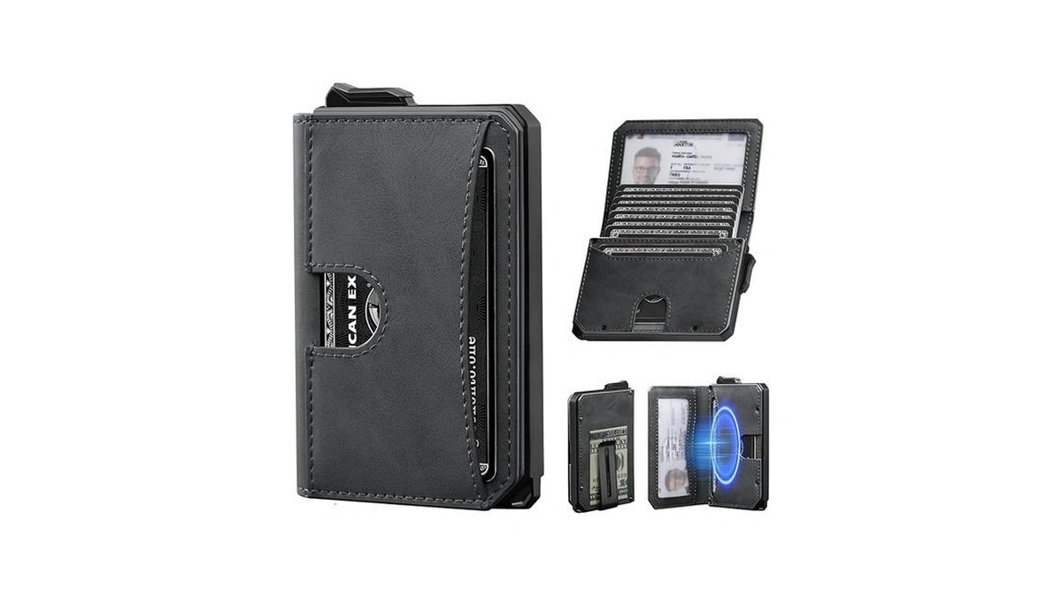 Pop Rfid Wallets Grey Clip Coupon