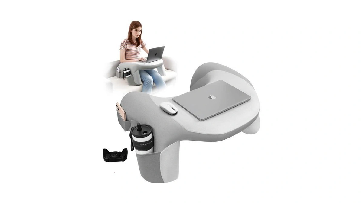 Wogahev Reading Pillow For Bed, Lap Desk For Laptop, Memory