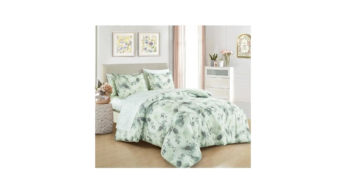 Chezmoi Collection Cristie 7-piece Floral Bed In A Bag Full