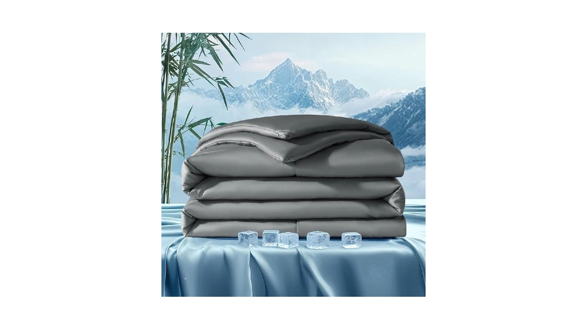 Thx9zrnm Cooling Comforter, 100% Viscose Derived From Bamboo_shell, Ultra Soft