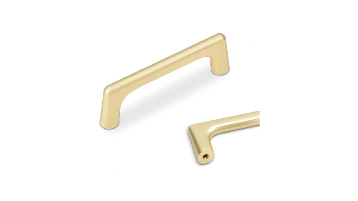 Povefonk 10 Pack 3 Inch(76mm) Brushed Gold Kitchen Cabinet Handles