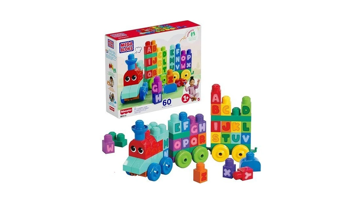 Mega Bloks First Builders Toddler Building Blocks Toy Set, Abc