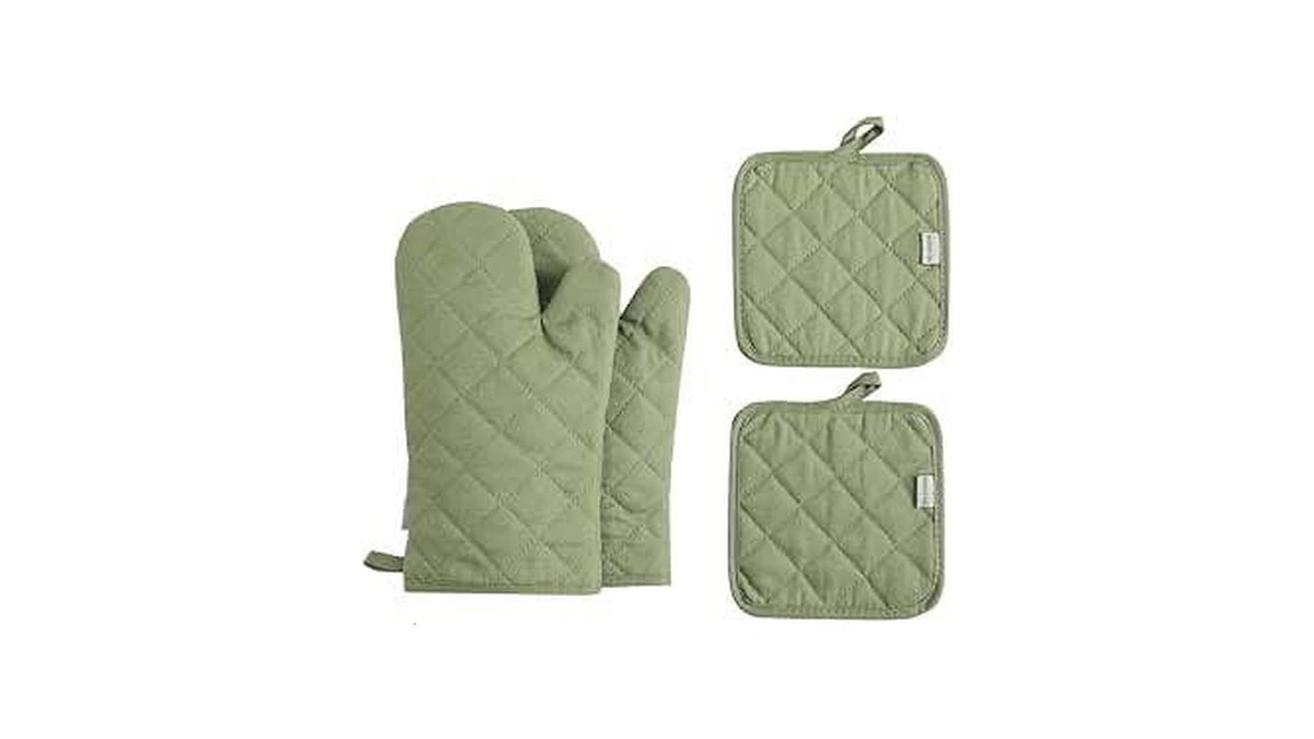 Oven Mitts And Pot Holders 4 Pcs Set,high Heat Resistant