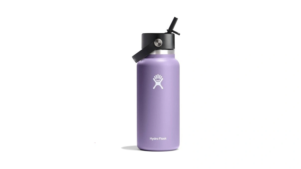 Hydro Flask 32 Oz Wide Mouth Flex Straw Cap Moonshadow