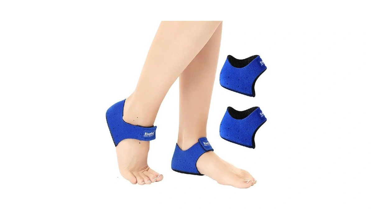 Riootlnm Heel Protector Cushion Inserts Pads, Plantar Fasciitis, Heels Spur