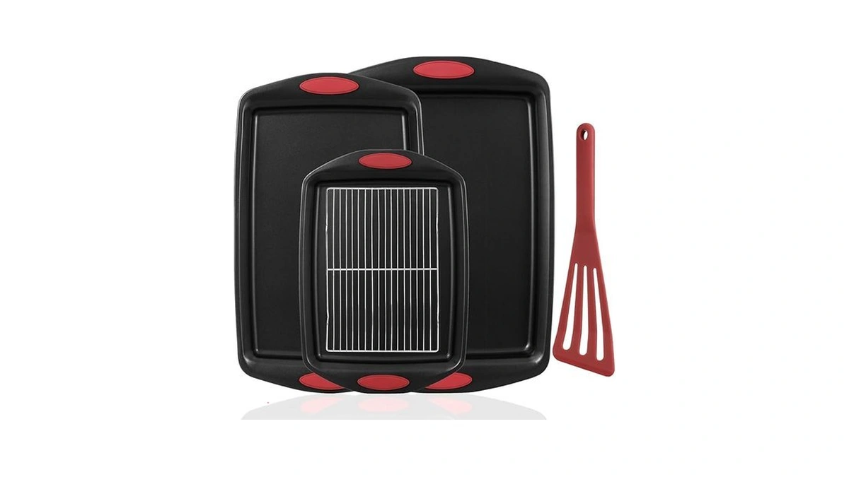 5-piece Nonstick Baking Pans Set - Premium Carbon Steel Bakeware