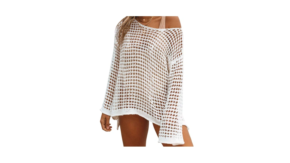 Bsubseach Crochet Cover Ups For Women Sexy Hollow Out Swim