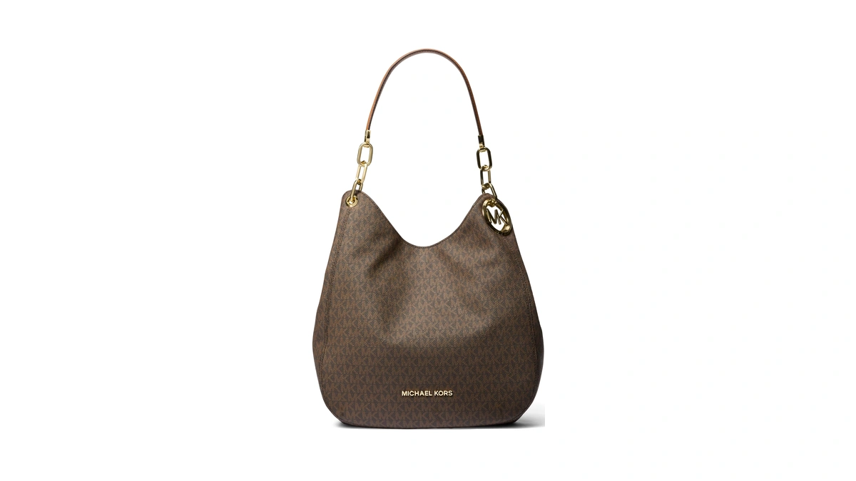 Michael Kors Lillie Large Chain Shoulder Bag, Brown/acorn