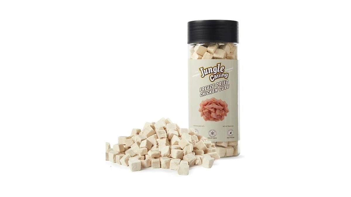 Jungle Calling Freeze Dried Chicken Treats For Cats & Dogs,