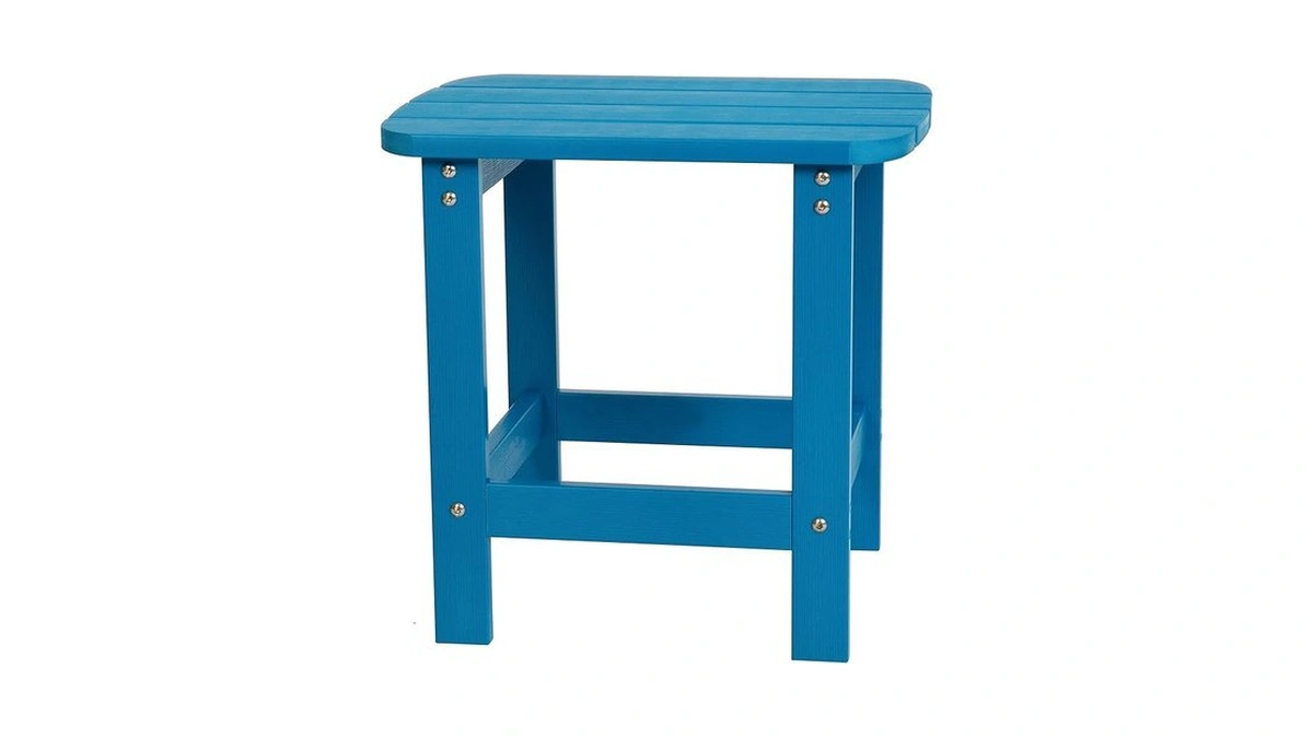 Flash Furniture Charlestown Tiered Commercial Poly Resin Adirondack Side Table