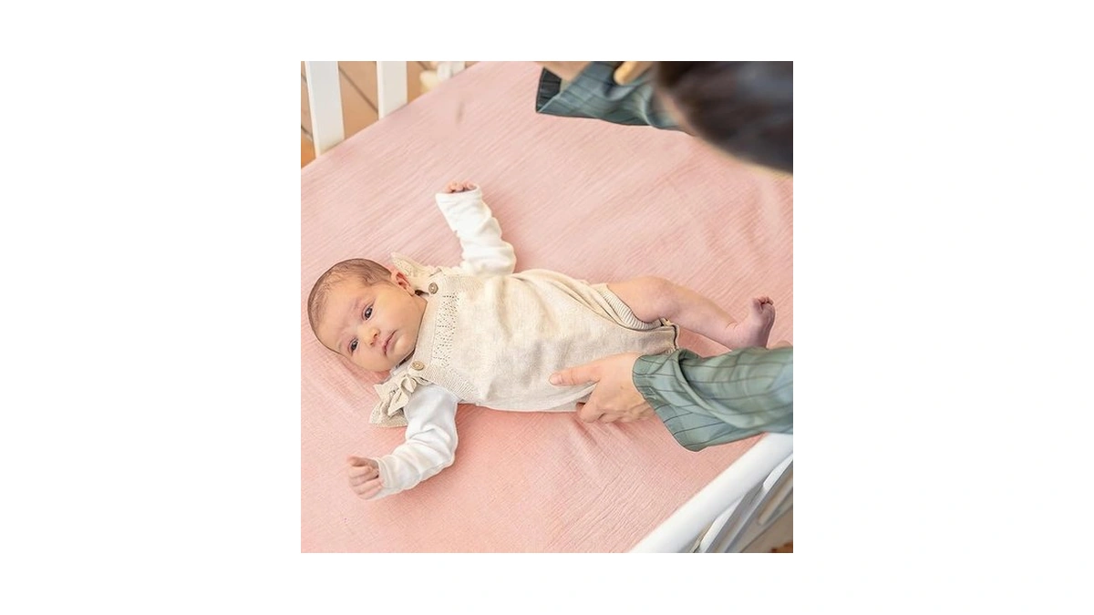 Muslin Crib Sheets 2 Pack For Girl & Boy, Hnhuaming