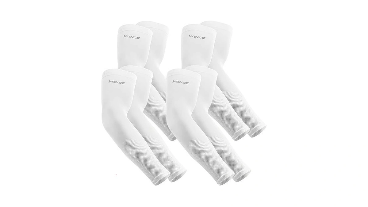 Yqxcc 4 Pairs Arm Sleeves For Men Women, Upf 50