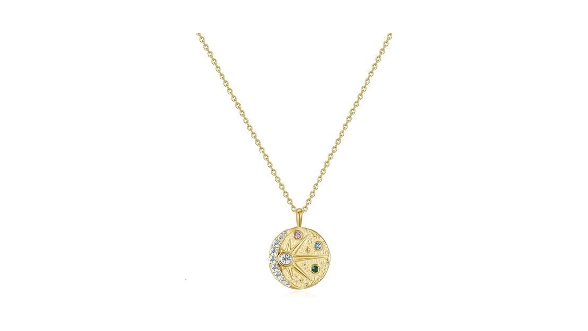 Rhinelife - 18k Gold Plated Pendant Necklace For Women, Pearl