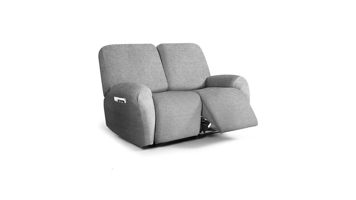 Maycelon 2 Seat Recliner Chair Covers 6 Piece Stretch Chair