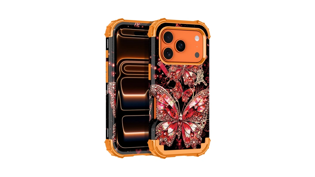 Rancase For Iphone 17 Pro Case,three Layer Heavy Duty Shockproof
