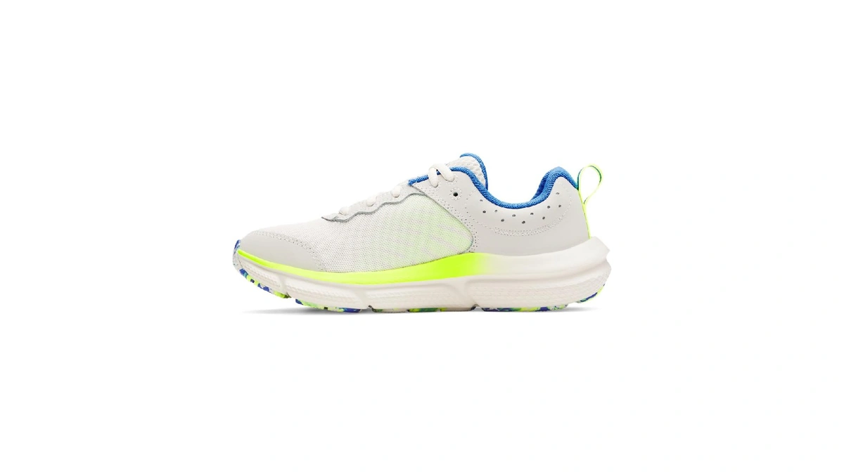 Under Armour Boys' Grade School Assert 10, (110) Summit White/high